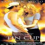 carátula frontal de divx de Tin Cup