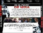 carátula trasera de divx de En El Punto De Mira - 2008