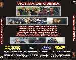 carátula trasera de divx de Victima De Guerra
