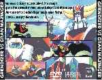 carátula trasera de divx de Grendizer Vs Gran Mazinger