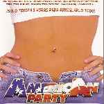 carátula frontal de divx de American Party - V2