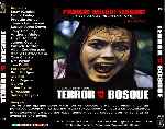 carátula trasera de divx de Terror En El Bosque