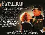 carátula trasera de divx de Fatalidad