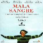 carátula frontal de divx de Mala Sangre - 1986