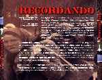 carátula trasera de divx de Recordando