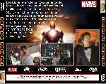 cartula trasera de divx de Iron Man - 2008