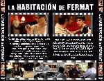 carátula trasera de divx de La Habitacion De Fermat