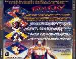 carátula trasera de divx de Fatal Fury - La Pelicula