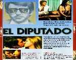 carátula trasera de divx de El Diputado