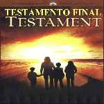 carátula frontal de divx de Testamento Final
