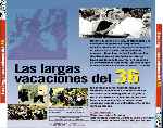carátula trasera de divx de Las Largas Vacaciones Del 36