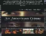 carátula trasera de divx de An American Crime