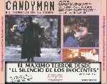 cartula trasera de divx de Candyman - El Dominio De La Mente