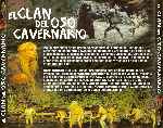 carátula trasera de divx de El Clan Del Oso Cavernario - V2
