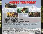 carátula trasera de divx de Nieves Traidoras