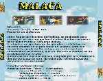 carátula trasera de divx de Malaca