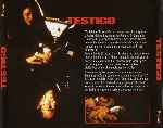 carátula trasera de divx de Testigo - 1994