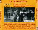 carátula trasera de divx de La Revoltosa - 1949