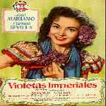 carátula frontal de divx de Violetas Imperiales - 1952