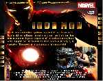 cartula trasera de divx de Iron Man - 2008 - V2