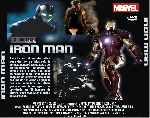 carátula trasera de divx de Iron Man - 2008 - V3