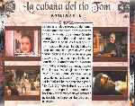 carátula trasera de divx de La Cabana Del Tio Tom