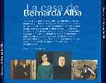carátula trasera de divx de La Casa De Bernarda Alba