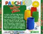 carátula trasera de divx de Parchis En La Guerra De Los Ninos