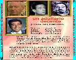 carátula trasera de divx de Un Adulterio Decente