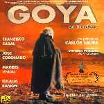 carátula frontal de divx de Goya En Burdeos