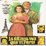carátula frontal de divx de La Ultima Vez Que Vi Paris