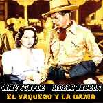 carátula frontal de divx de El Vaquero Y La Dama