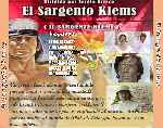 carátula trasera de divx de El Sargento Klems