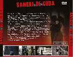 carátula trasera de divx de Sangre De Cuba