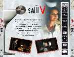 carátula trasera de divx de Saw V