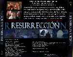 carátula trasera de divx de Resurreccion - 1999