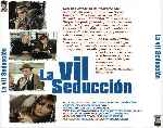carátula trasera de divx de La Vil Seduccion