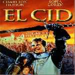 carátula frontal de divx de El Cid - 1961
