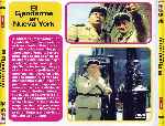 carátula trasera de divx de El Gendarme En Nueva York