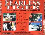carátula trasera de divx de Fearless Tiger - Nirvana Paraiso Mortal
