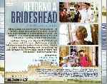 carátula trasera de divx de Retorno A Brideshead - 2008