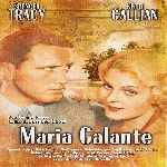 carátula frontal de divx de Maria Galante