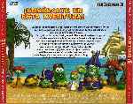 carátula trasera de divx de Veggietales - Piratas Con Alma De Heroes