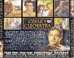 carátula trasera de divx de Cesar Y Cleopatra