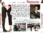carátula trasera de divx de La Proposicion - 2009