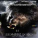 carátula frontal de divx de El Hombre Lobo - 2009