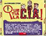 carátula trasera de divx de Que Tia La Cia
