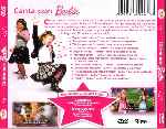carátula trasera de divx de Canta Con Barbie