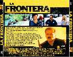 carátula trasera de divx de La Frontera - 1982