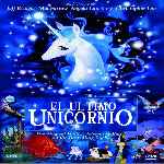 carátula frontal de divx de El Ultimo Unicornio